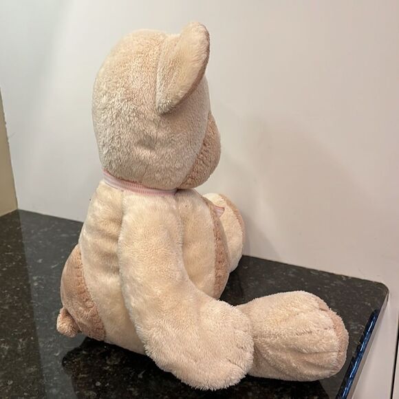 Russ Baby Taffey Soft Brown Bear Rattle Plush 16”Stuffed Animal Toy Pink… - Picture 6 of 9